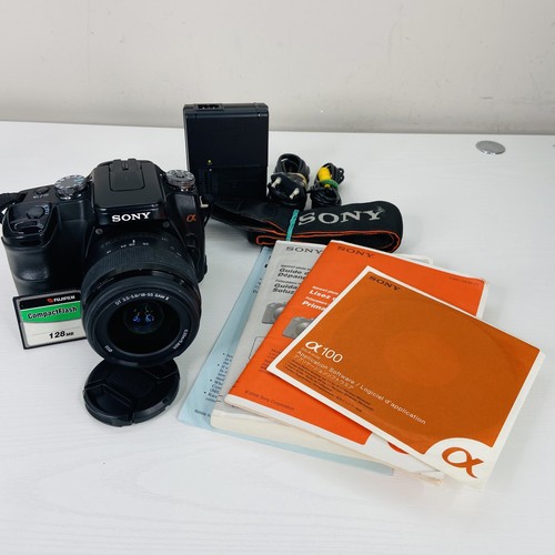 Sony alpha α100 dslr - , +